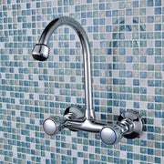 Fali csap rozettával és forgó kifolyóval, ötvözet, króm, PR001 fürdőszobai csaptelepek Alapértelmezett cím Alessandro Design