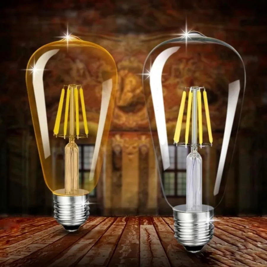 Izzólámpa ST64, E27, 4W, meleg fényű LED-es termékek Alapértelmezett cím Alessandro Design
