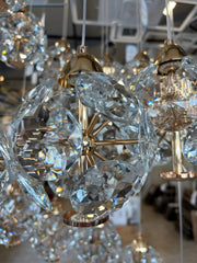 Crystal LED KILKENNY Culmino csillár, 144 W, semleges fény, átmérő 60 cm, arany modern csillárok alapértelmezett cím Alessandro Design