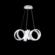 Függesztett LED-es csillár távirányítóval INFINITY TWIST 180W, hullámos, hideg/meleg/semleges fény, szabályozható, fehér, állítható magasságú modern csillárok alapértelmezett cím Alessandro Design
