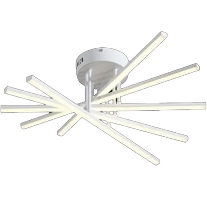 Lustra LED cu Telecomanda GIO, 90W, 5 Elemente, Lumina Rece/Clada/Neutra, Dimabila, Alb Lustre LED cu Telecomanda Default Title Alessandro Design