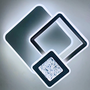LED csillár NYXORA 51W, 3 négyzet, hideg/meleg/semleges fény, fehér LED csillárok Alapértelmezett cím Alessandro Design