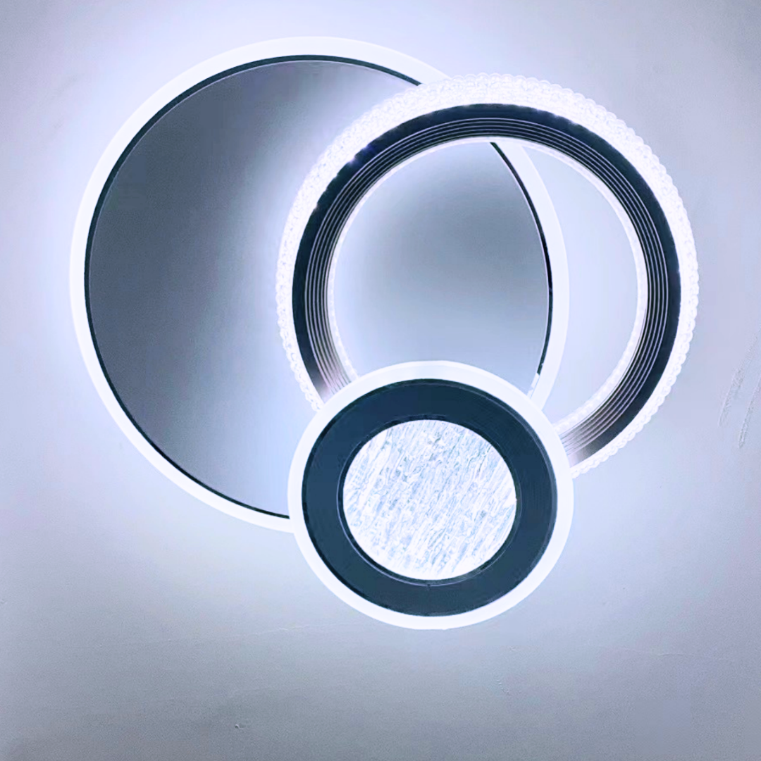 LED csillár NYXORA 44W, 3 kör, hideg/meleg/semleges fény, fehér LED csillárok Alapértelmezett cím Alessandro Design
