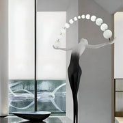 Anatolio LED állólámpa 24W 4000KFém fekete Veioze & állólámpa Alapértelmezett cím Alessandro Design