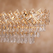 Crystal csillár WINDSOR Regalis 10x E14, fényes arany, állítható magasságú kristálycsillárok alapértelmezett cím Alessandro Design