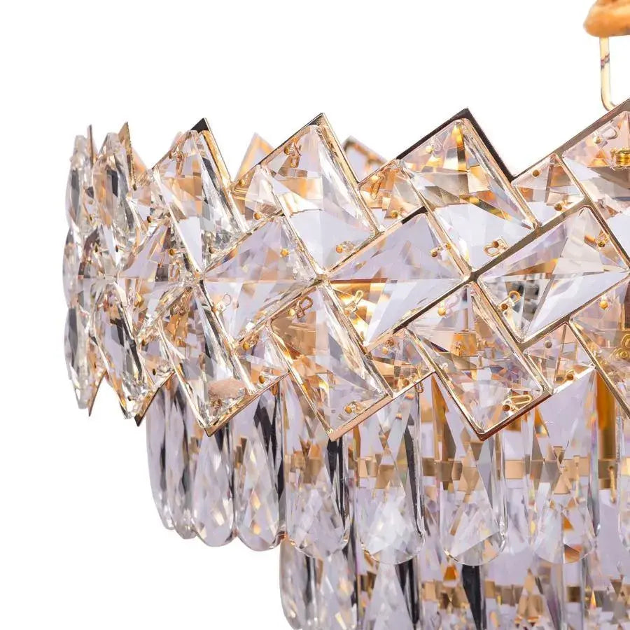Crystal csillár WINDSOR Supremo 10xE14, átmérő 80 cm, fényes arany, állítható magasságú kristálycsillárok alapértelmezett cím Alessandro Design