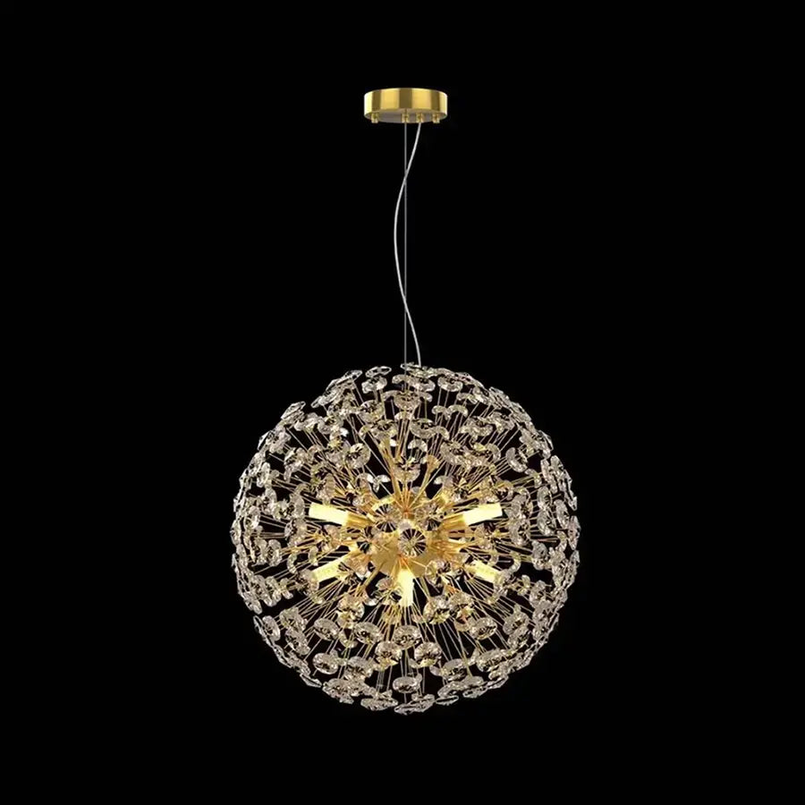 MINUET kristálycsillár 9x G9, átmérő 50 cm, fényes arany, állítható magasságú modern csillárok alapértelmezett cím Alessandro Design