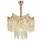 Cristal kandeláber Bellamy 5x E27 arany Cristal kandeláber alapértelmezett cím Alessandro Design