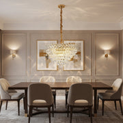 Crystal csillár WINDSOR Supremo 10xE14, átmérő 80 cm, fényes arany, állítható magasságú kristálycsillárok alapértelmezett cím Alessandro Design