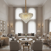 Crystal csillár WINDSOR Supremo 10xE14, átmérő 80 cm, fényes arany, állítható magasságú kristálycsillárok alapértelmezett cím Alessandro Design