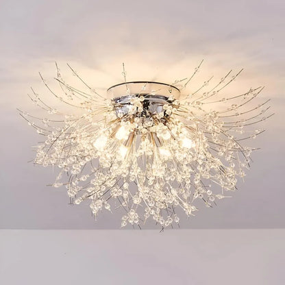 RONDO Vivace kristálycsillár, 5x G9, átmérő 40 cm, fényes ezüst modern csillárok alapértelmezett cím Alessandro Design