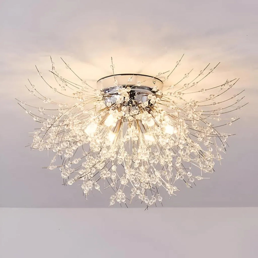 RONDO Vivace kristálycsillár, 5x G9, átmérő 40 cm, fényes ezüst modern csillárok alapértelmezett cím Alessandro Design