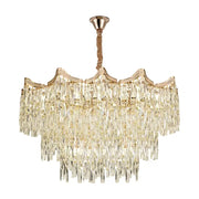 Kristálycsillár átmérője 78 cm, 20x E27, arany, állítható magasságú kristálycsillárok alapértelmezett cím Alessandro Design