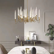 Cristal Chandelier Delta 12XG4 Gold Modern csillárok Alapértelmezett cím Alessandro Design