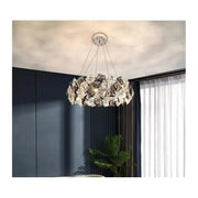 Heja Cristal Candelabra 5x E27 Fényes Chrome Cristal Candelabra Alapértelmezett cím Alessandro Design