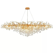 Kaiser kristály kandeláber 13x G9 átmérő 120 cm arany kristály kandeláber alapértelmezett cím Alessandro Design