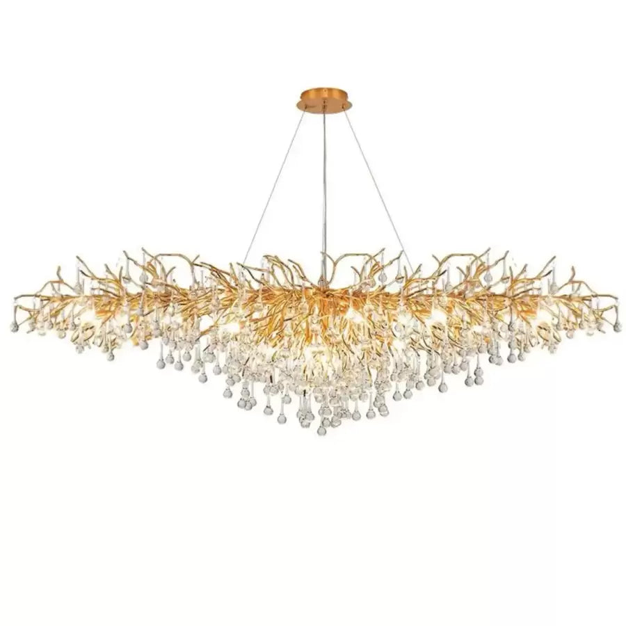 Kaiser kristály kandeláber 13x G9 átmérő 120 cm arany kristály kandeláber alapértelmezett cím Alessandro Design