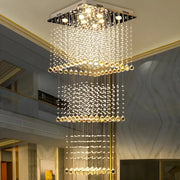 LED kristálycsillár 80W PALATINA Gold, átmérő 50cm, magasság 200cm, létramodell kristálycsillár alapértelmezett cím Alessandro Design