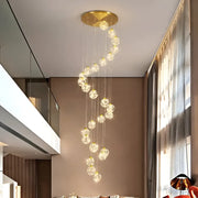 Crystal LED KILKENNY Culmino csillár, 144 W, semleges fény, átmérő 60 cm, arany modern csillárok alapértelmezett cím Alessandro Design
