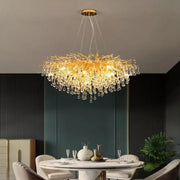 Kristálycsillár Muhammad 10x G9 átmérő 80cm arany kristálycsillárok alapértelmezett cím Alessandro Design