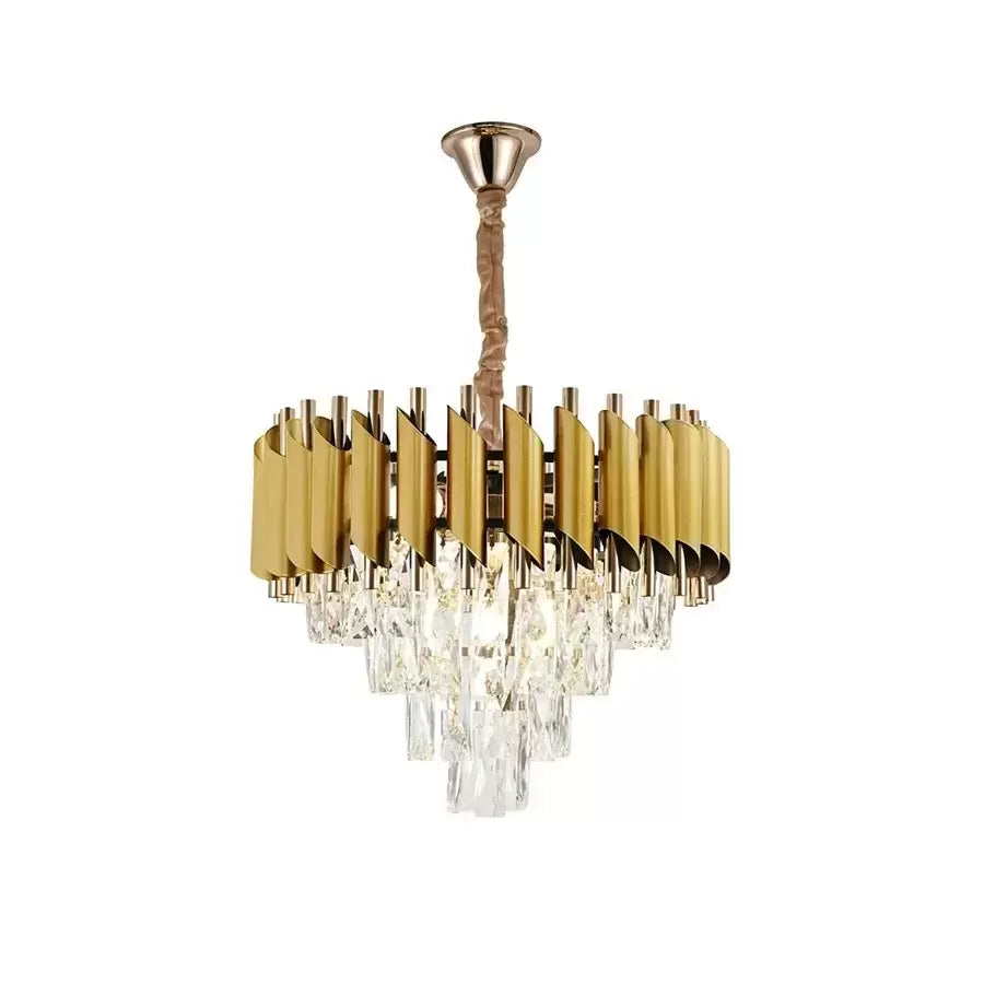 Salvador Cristal kandeláber 4x E27 Gold Cristal kandeláber alapértelmezett cím Alessandro Design