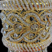 Selim Cristal kandeláber 14x E14 arany Cristal kandeláber alapértelmezett cím Alessandro Design