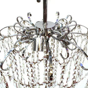 Kristály csillár EDINBURGH Eleganza, 5xE27, átmérő 47 cm, fényes króm klasszikus csillárok alapértelmezett cím Alessandro Design