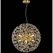 MINUET kristálycsillár 8x G9, átmérő 40 cm, fényes arany, állítható magasságú modern csillárok alapértelmezett cím Alessandro Design