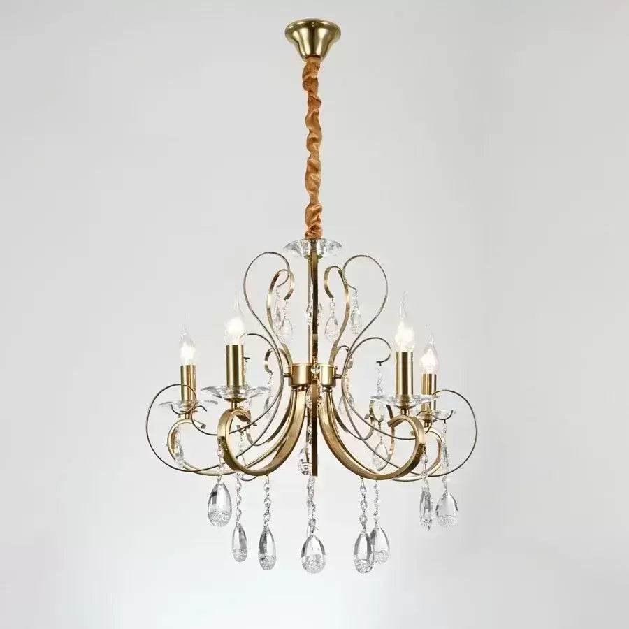 Gordon kandeláber 5x E14 arany klasszikus kandeláber alapértelmezett cím Alessandro Design