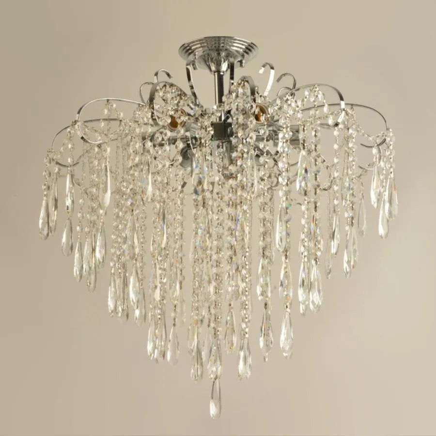Cristal Candelabra EGO 9x E27, átmérő 60 cm, fényes króm Cristal kandeláber, alapértelmezett cím Alessandro Design