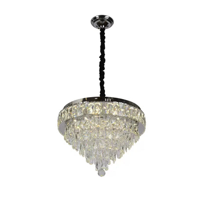 MEILI CRYSTAL CASCADA 500 – Kristály LED csillár, 112W, Ø500 mm, távirányítóval Kristálycsillárok Alapértelmezett cím Alessandro Design