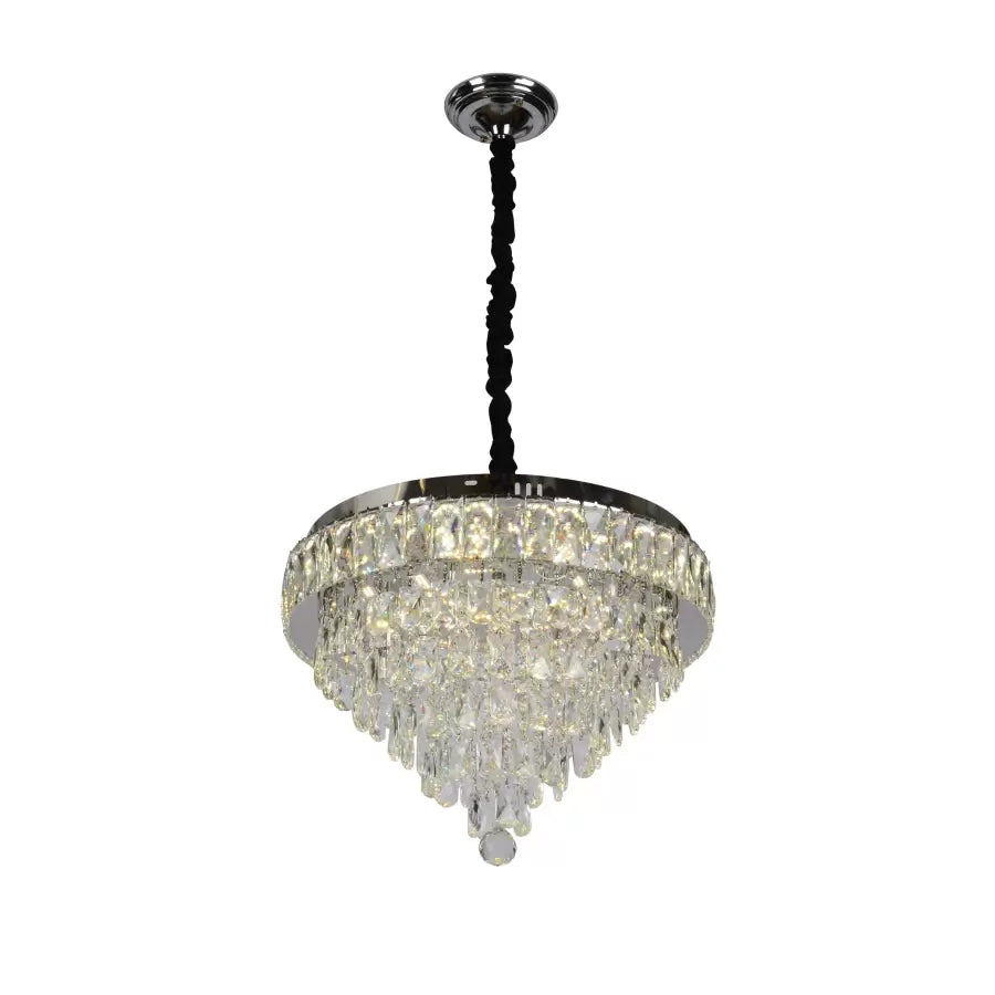 MEILI CRYSTAL CASCADA 500 – Kristály LED csillár, 112W, Ø500 mm, távirányítóval Kristálycsillárok Alapértelmezett cím Alessandro Design
