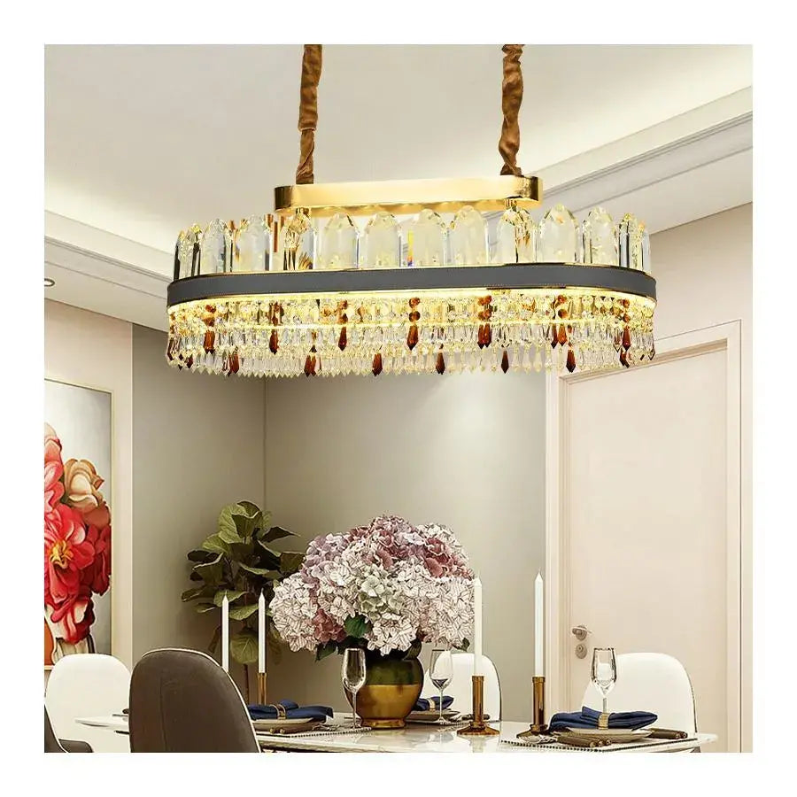 Pollux LED csillár távirányítóval, 156 W, átmérő 80 cm, arany, kristály, szabályozható kristály kandeláber Alapértelmezett cím Alessandro Design
