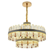 Pollux LED csillár távirányítóval, 300 W, átmérő 75 cm arany, kristály, szabályozható kristály kandeláber Alapértelmezett cím Alessandro Design