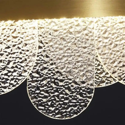 LED csillár Alvaro távirányítóval, 128W, szabályozható, arany gyertyatartó Cristal alapértelmezett cím Alessandro Design