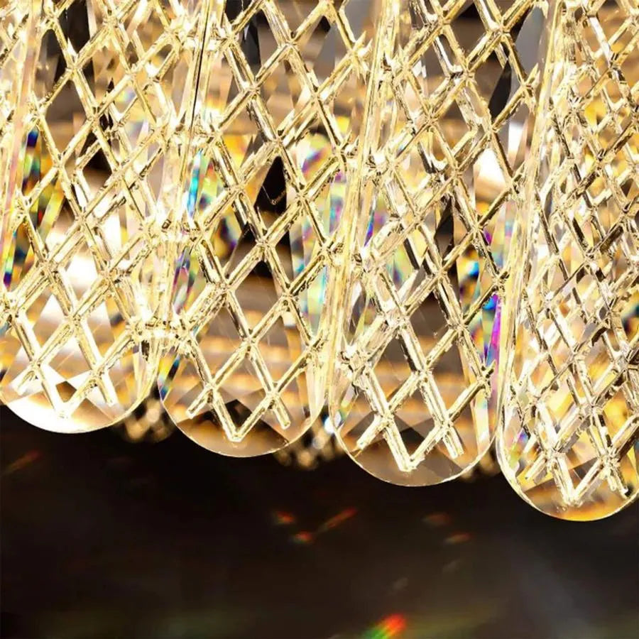 LED-es csillár távirányítóval Zakir 100W, Arany Candelabre Cristal Alapértelmezett cím Alessandro Design