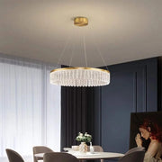 LED-csillár távirányítóval Zareef 80W, arany kristálycsillár, alapértelmezett cím Alessandro Design