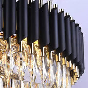 Rubert kandeláber, 9*E14, arany, fém és kristálykristály kandeláber, alapértelmezett cím Alessandro Design