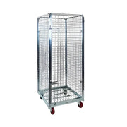 Szállítókocsi ketrec típusa 4 falú 80cmX70cmX170cm, űrtartalom 500kg, ezüst Alapértelmezett cím Alessandro Design