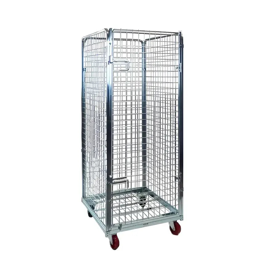 Szállítókocsi ketrec típusa 4 falú 80cmX70cmX170cm, űrtartalom 500kg, ezüst Alapértelmezett cím Alessandro Design
