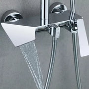 Zuhanyoszlop, egészségügyi sárgaréz, króm, 6720 csaptelepek és zuhanyoszlopok Alapértelmezett cím Alessandro Design