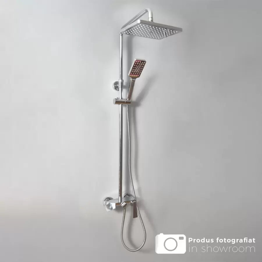 Zuhanyoszlop, egészségügyi sárgaréz, króm, 6720 csaptelepek és zuhanyoszlopok Alapértelmezett cím Alessandro Design