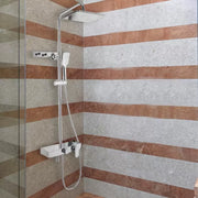 Zuhanyoszlop, egészségügyi sárgaréz, króm, SJG/2450 csaptelepek és zuhanyoszlopok Alapértelmezett cím Alessandro Design