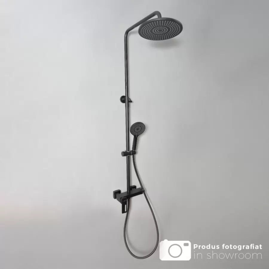 Zuhanyoszlop, egészségügyi sárgaréz, fekete, 9810H csaptelepek és zuhanyoszlopok Alapértelmezett cím Alessandro Design
