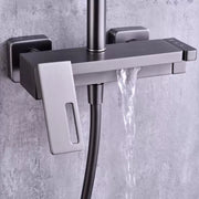 Zuhanyoszlop, egészségügyi sárgaréz, szatén, 9810N csaptelepek és zuhanyoszlopok Alapértelmezett cím Alessandro Design
