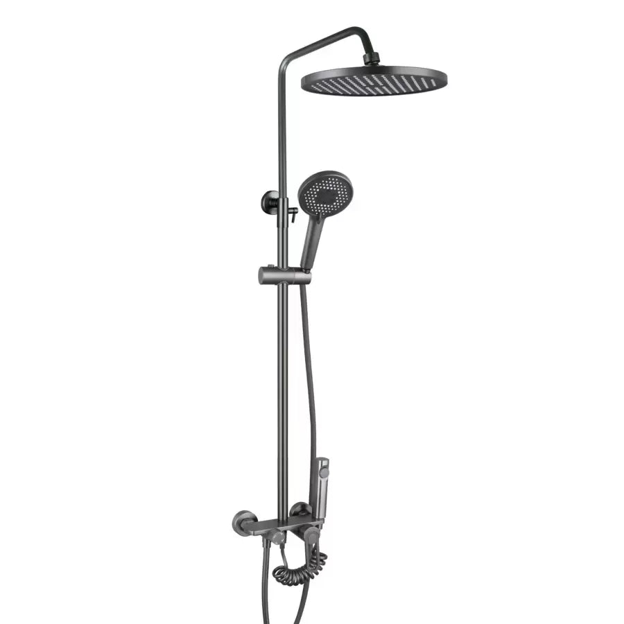Sötétszürke rozsdamentes acél zuhanyoszlop OD3901 Alapértelmezett cím Alessandro Design