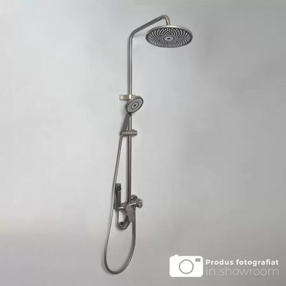 Sötétszürke rozsdamentes acél zuhanyoszlop OD3902 Alapértelmezett cím Alessandro Design
