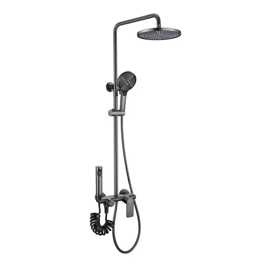 Sötétszürke rozsdamentes acél zuhanyoszlop OD3902 Alapértelmezett cím Alessandro Design