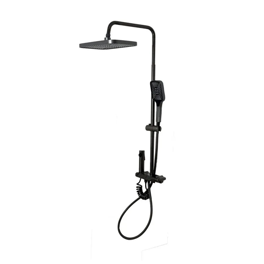 Sötétszürke rozsdamentes acél zuhanyoszlop OD3903 Alapértelmezett cím Alessandro Design