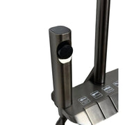 Sötétszürke rozsdamentes acél zuhanyoszlop OD3903 Alapértelmezett cím Alessandro Design